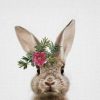 Floral Rabbit Crown Paint By Numbers