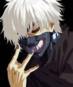 Ken Kaneki Tokyo Ghoul Paint By Numbers