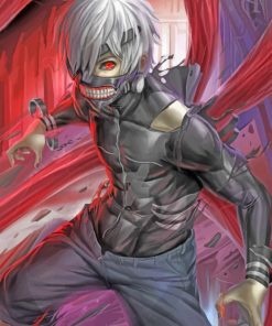 Ken Kaneki Anime Paint By Numbers