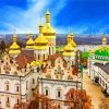 Kiev Pechersk Lavra Landscape Paint By Numbers