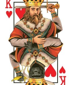 King of Hearts Picture Paint By Numbers