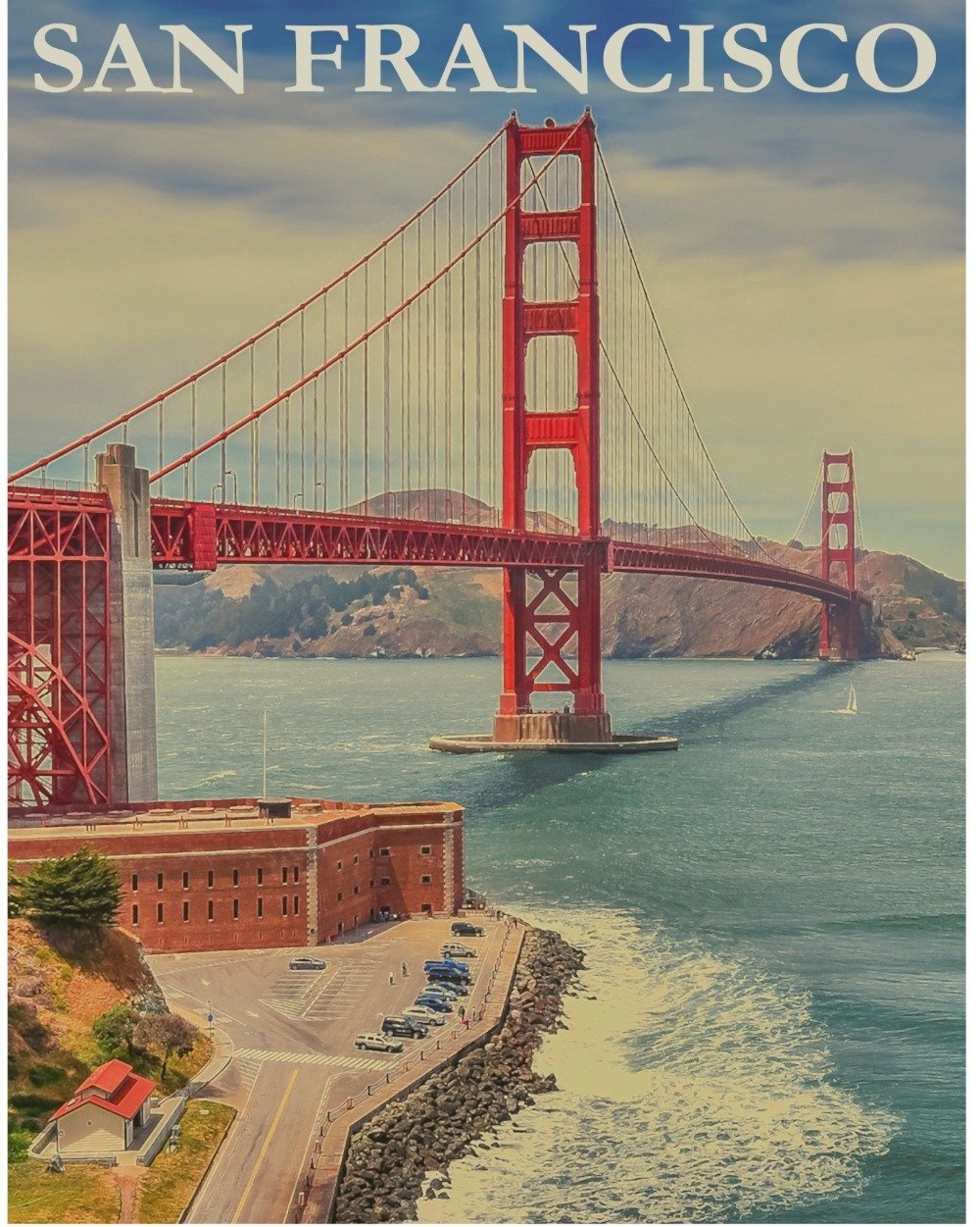 Finalized San Francisco Landmarks artwork
