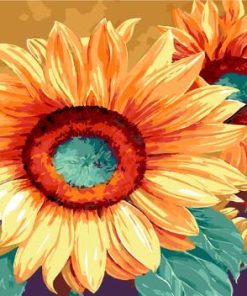 Morning Glory Sunflowers Paint By Numbers