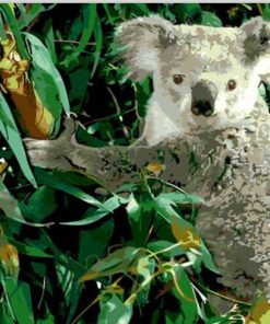 Koala Eucalyptus Wildlife Paint By Numbers