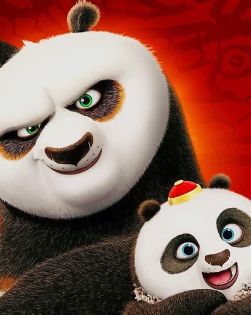 Finalizing and displaying Kung Fu Panda Artwork