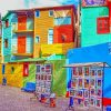 Colorful La Boca Argentina Paint By Numbers