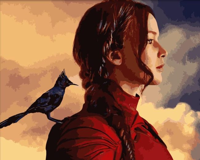 Katniss Everdeen Movie Heroine Paint By Numbers