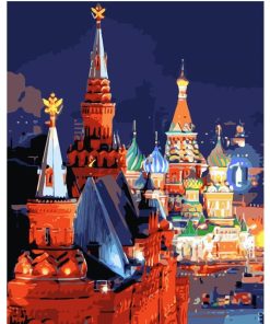 Moscow Cityscape Paint By Numbers