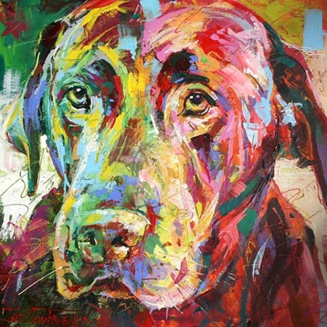 Labrador Dog Painting Paint By Numbers