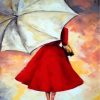 Umbrella Lady Paint By Numbers