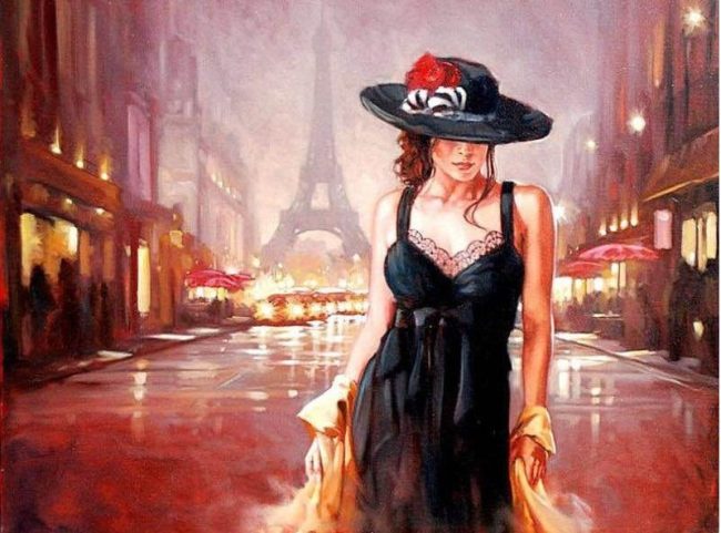 Parisian Lady Paint By Numbers