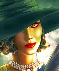 Lady Dimitrescu Horror Paint By Numbers