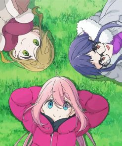 Laid Back Camp Anime Art Paint By Numbers