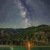 Montana's Lake McDonald Nightscape Paint By Numbers