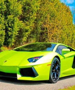 Lamborghini Aventador Engines Paint By Numbers