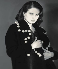 Lana Del Rey Magazine Photoshoot Paint By Numbers