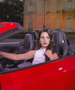Lana Del Rey Jaguar F Type Paint By Numbers
