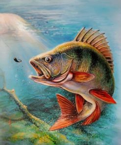Largemouth Bass Oceanic Paint By Numbers