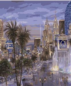 Explore Las Vegas Skyline Paint By Numbers