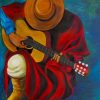 Latino Guitarist Paint By Numbers