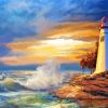 Lighthouse Seascape Paint By Numbers