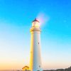Lighthouse Tower at Night Australia Paint By Numbers