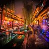 Lijiang Nights Cityscape Paint By Numbers