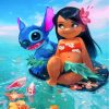 Lilo and Stitch Cartoon Paint By Numbers