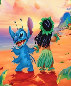 Lilo and Stitch Summer Paint By Numbers