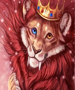 Regal Lion King Paint By Numbers