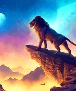 Lion King Animal Magic Paint By Numbers