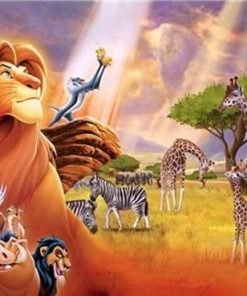 Lion King Animal Friends Paint By Numbers
