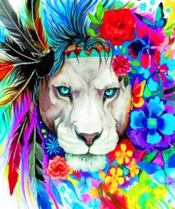 Lion Wildlife King Paint By Numbers