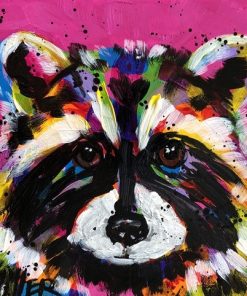 Large Animals Raccoon Paint By Numbers