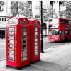 Red London Telephone Booth Paint By Numbers