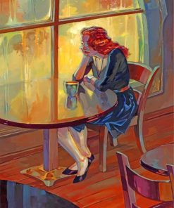 Lonely Girl Art Paint By Numbers