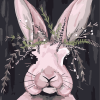 Long Eared Bunny Paint By Numbers