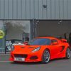 Orange Lotus Elise Sports Car Paint By Numbers