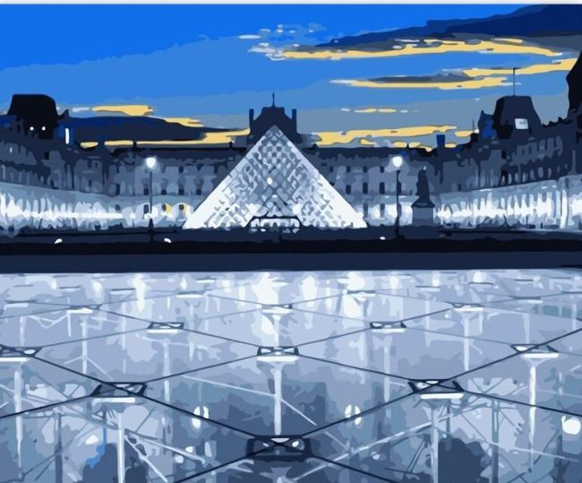 Louvre Paris Experience Paint By Numbers