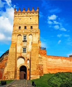 Lubart's Castle Landscape Paint By Numbers