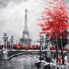 Seine River Paris Cityscape Paint By Numbers