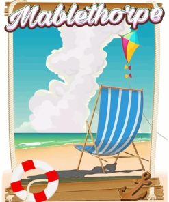 Mablethorpe Seascape Beach Paint By Numbers