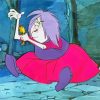 Madam Mim Cartoon Paint By Numbers
