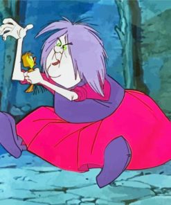 Madam Mim Cartoon Paint By Numbers