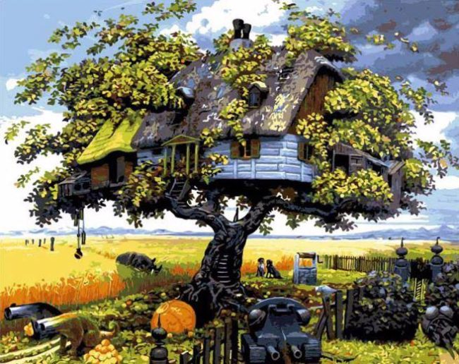 Tree House Nature Paint By Numbers