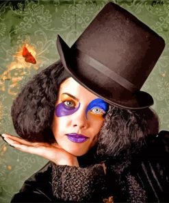 Magician Girl Fantasy Paint By Numbers