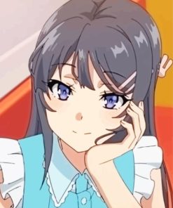 Mai Sakurajima Anime Paint By Numbers