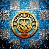 Manchester City Football Logo Paint By Numbers