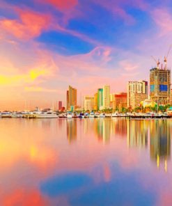 Manila Urban Cityscape Paint By Numbers