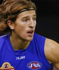 Marcus Bontempelli Australian Rules Paint By Numbers